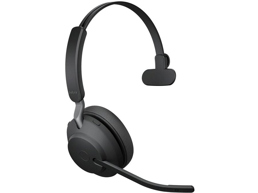 Jabra Evolve2 65 Mono UC + Ladestation + Link 380a, Sort