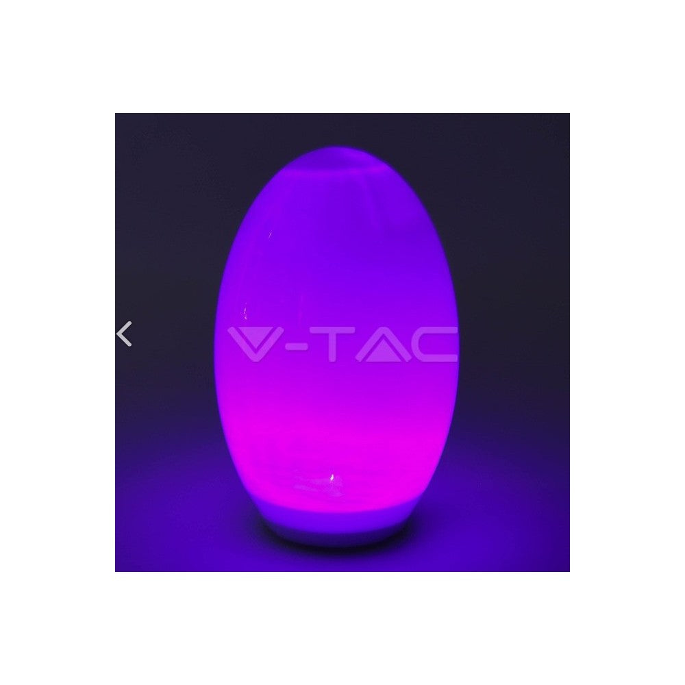 V-Tac RGB+W LED Solcelle-Æg Ø18,8 cm - Effekt 1W, 5lm
