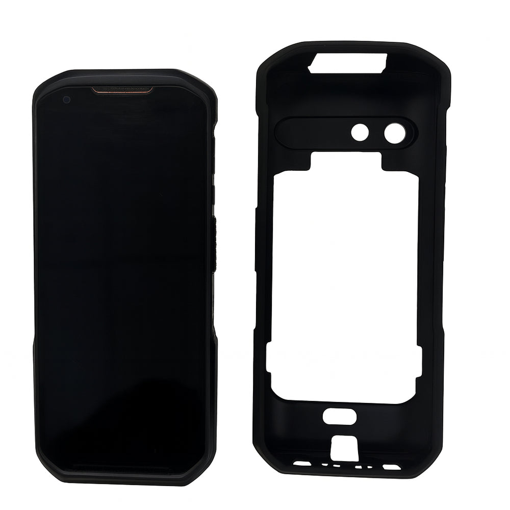 Etui til 1D+2D håndscanner, Android 13 - PDA med stregkodescanner og QR - Beskyttende cover til din Android 13, der kombinerer PDA og stregkodescanner.