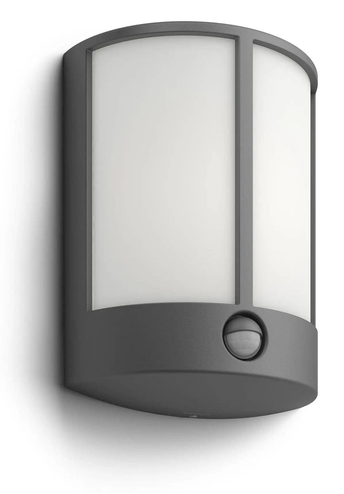 Stock IR wall lantern anthracite 1x6W (sensor)