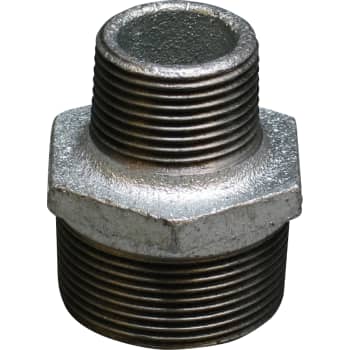 1.1/4" x 1/2" Galvaniseret brystnippel