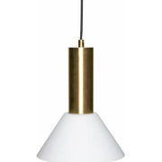 Hübsch contrast loftlampe messingfarve