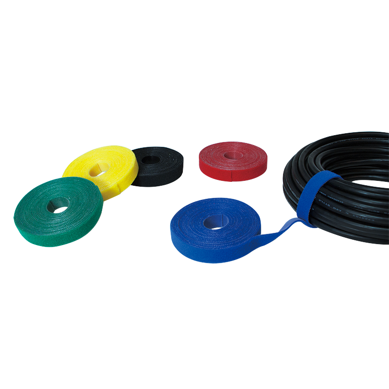 Velcro kabeltape - 16mm bredde, Gul (4m)