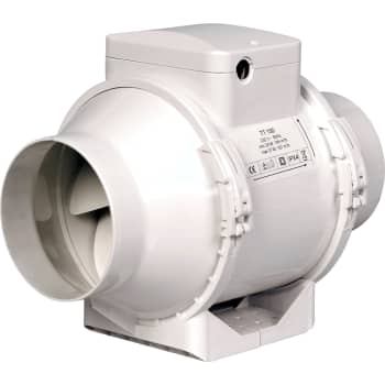 Kanalventilator EL 100 TT, Ø100 mm, hvid