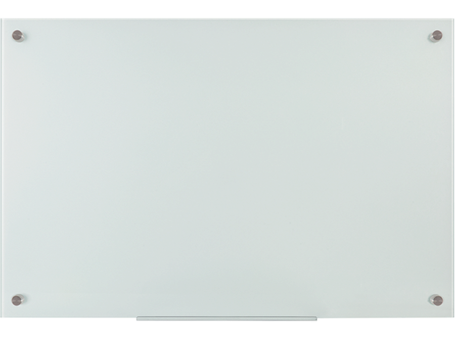 Magnetisk glas whiteboard - vægmont., rammeløs (60 x 45cm)