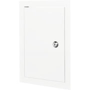 Inspektionslem IML metal med lås 200x200 mm, hvid