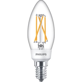 Philips LED-kerte SceneSwitch 5,5W (40W) B35 E14 827-825-822 Klar Glas