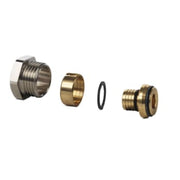 Klemringsfitting 16 mm x 1/2" Alupex