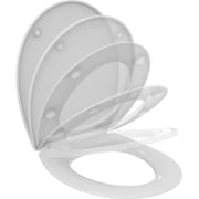 IS Eurovit toiletsæde m/plastbeslag softclose model sandwich