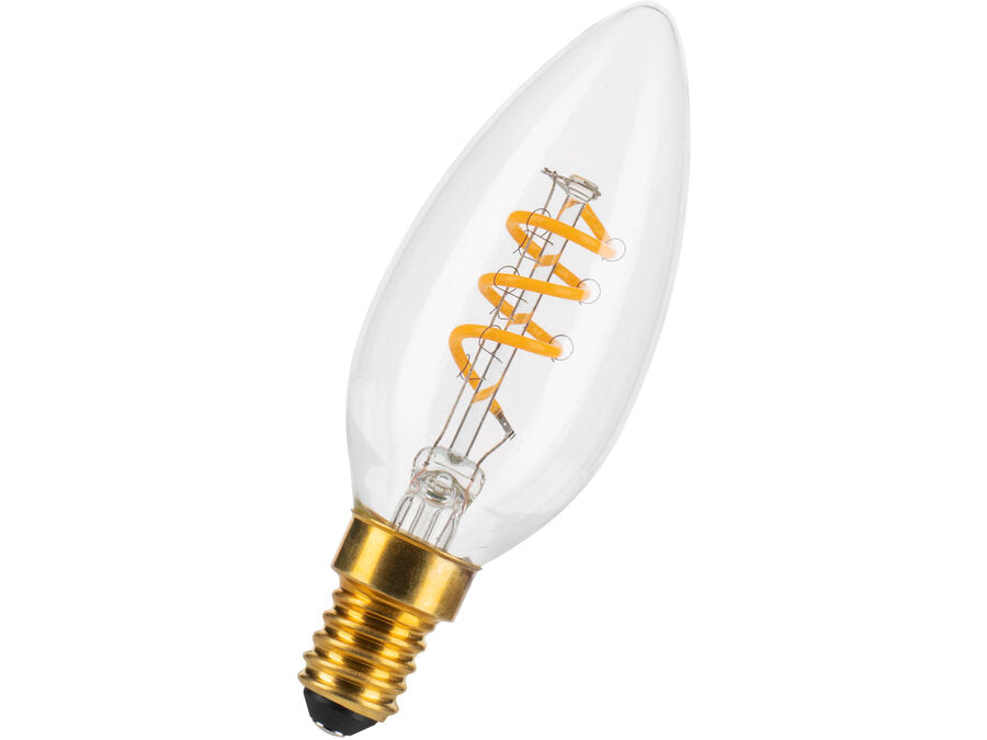 C35 SpiraLED kertepære - 240V / 3W dæmpbar, E14 (2200K)