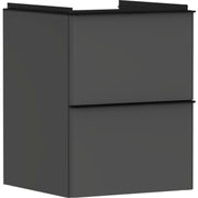 HANSGROHE Xelu Q vaskeskab mat diamantgrå 480X475mm m/ 2 skuffer