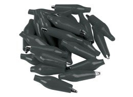 Krokodillenæb - Isoleret, Sort (36mm)