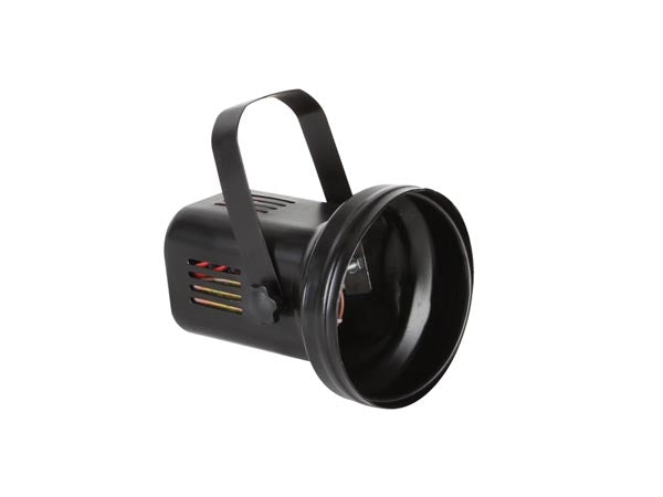 PAR36 pinspot - Sort m. strømkabel (øko. udgave u. pære)