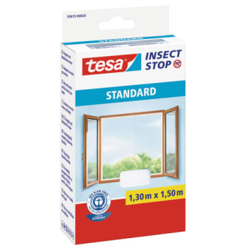Insektnet Comfort vinduer, str. 1,3 x 1,5 m, hvid