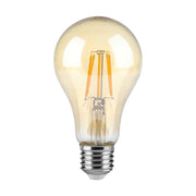 LED Kultrådspære 10W E27 - Amber Dækning, 2200K