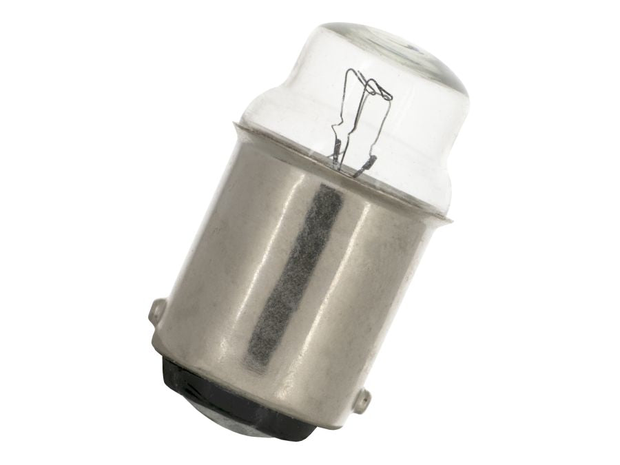 Dværglampe - 48V / 63mA / 3W, Ba15d sokkel (Ø14x30mm)