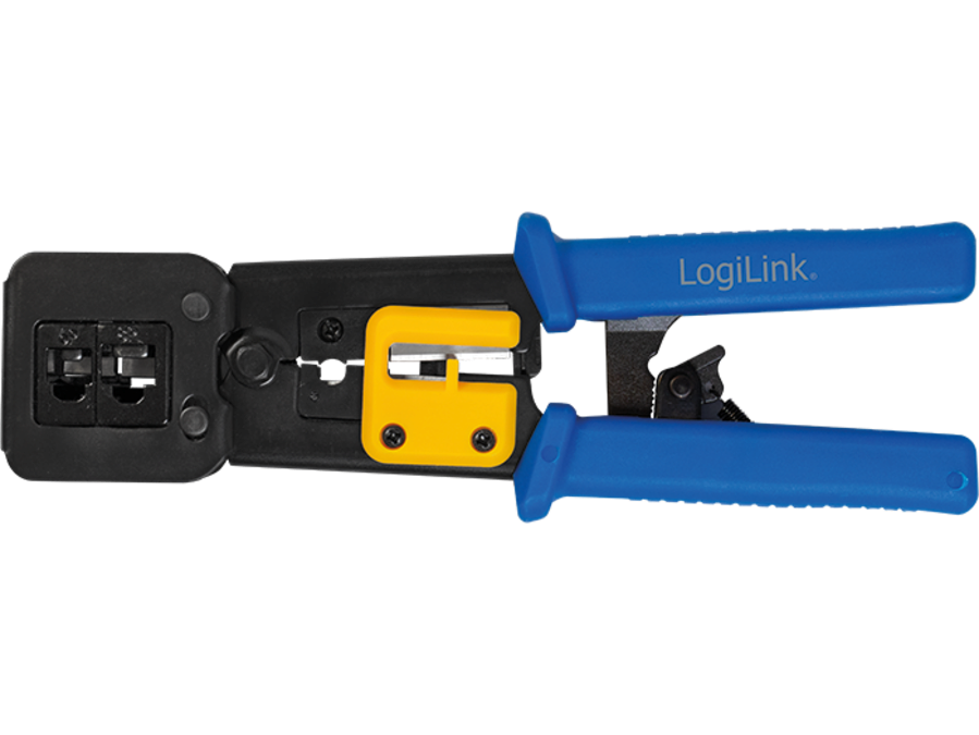 Modular krimptang til RJ11/12/45/EZ, m. pass through klipper
