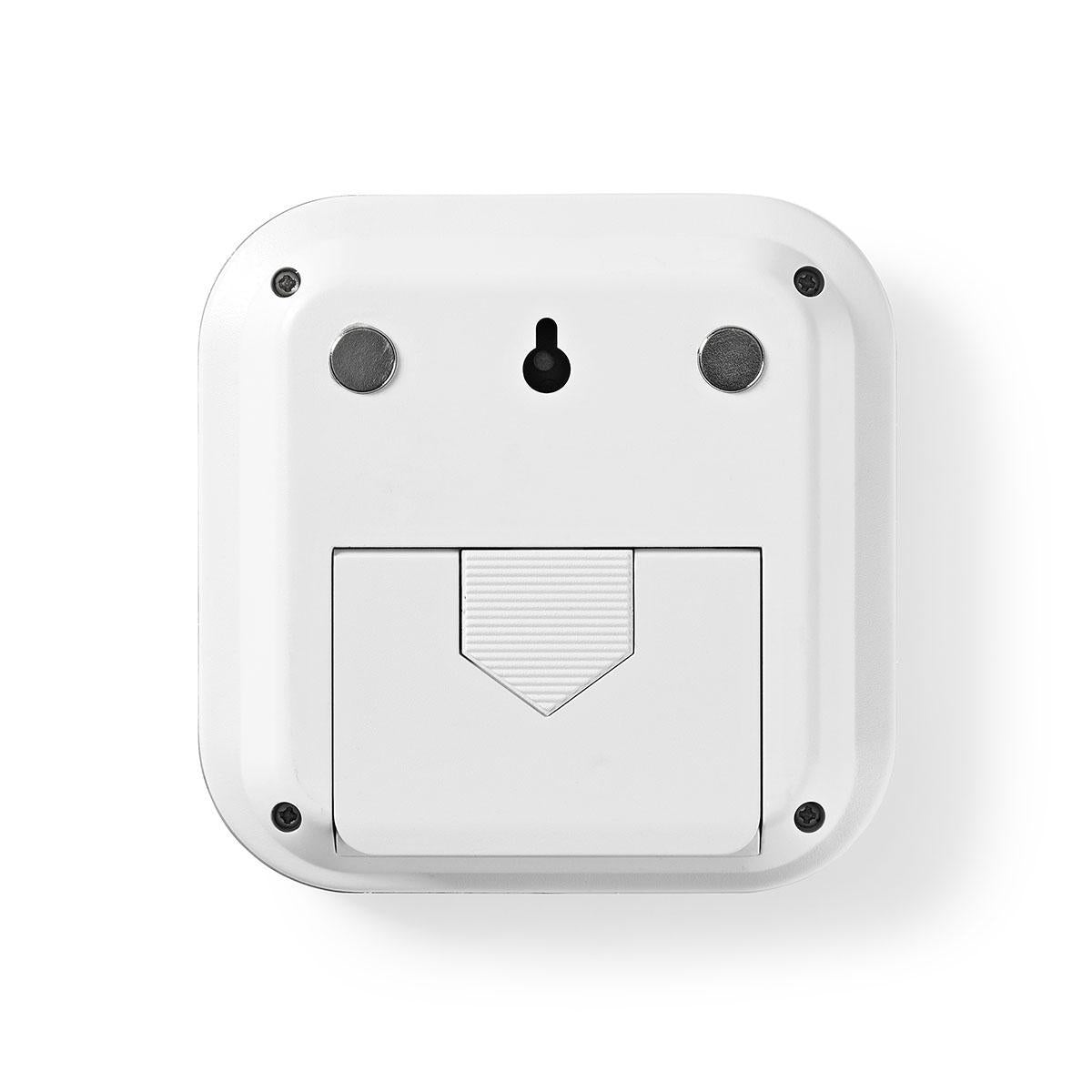 Indendørs termometer - Temperatur, fugthghed, ur, Touch