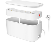 Kabelskjuler boks inkl. stikdåse - 285 x 145 x 130mm, Hvid