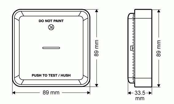 LK fuga Wiser røgsensor batteri