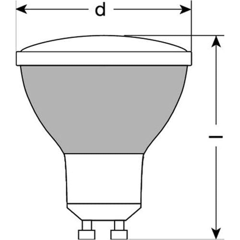 Osram Rød GU10 LED 2W