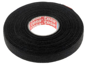 Lærredstape - 15mm bred / 300µm, Sort (25m)