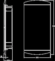 Planforsænket gruppetavle PGE150-21 - hvid