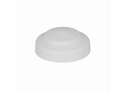 Blænddæksel/baldakin - Ø100mm, Hvid (1-4 ledninger)
