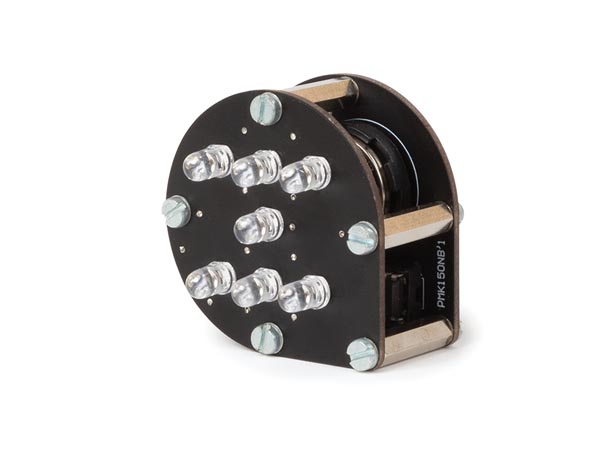Rullende elektronisk terning (loddekit)