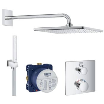 Grohe Grohtherm Cube brusesystem, krom