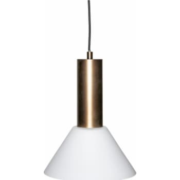 Hübsch contrast loftlampe bruneret messing