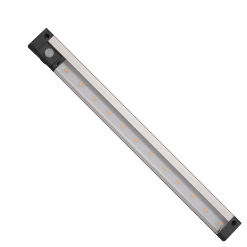 Kabinet Lineær LED SMD PIR 3.3W 12V 300mm (230V, 250lm, RA80)