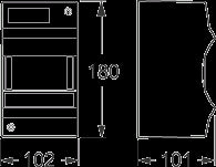 Gruppetavle UG-2 lysegrå