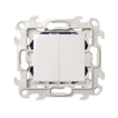 Simon 24 Harmonie kroneafbryder 10A hvid