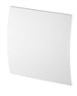 UNITE Frontpanel hvid i buet design for system+ ventilator ø100