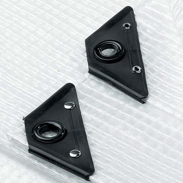 Presenning m. armeringsnet - 8x12m, Klar PE (145g/m²)