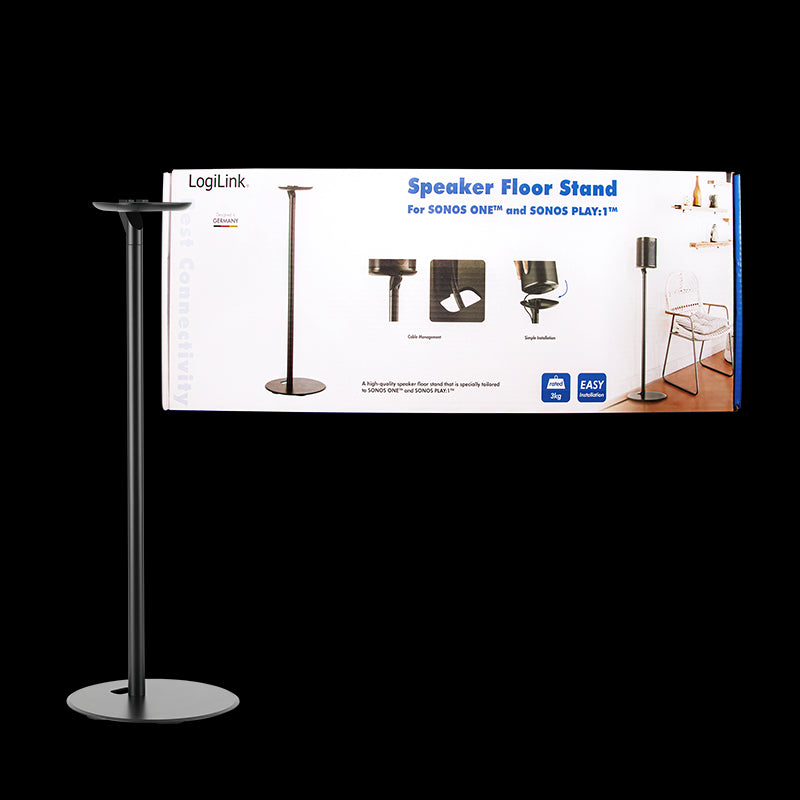 Gulvstand til Sonos ONE, ONE SL & Play 1 - Sort