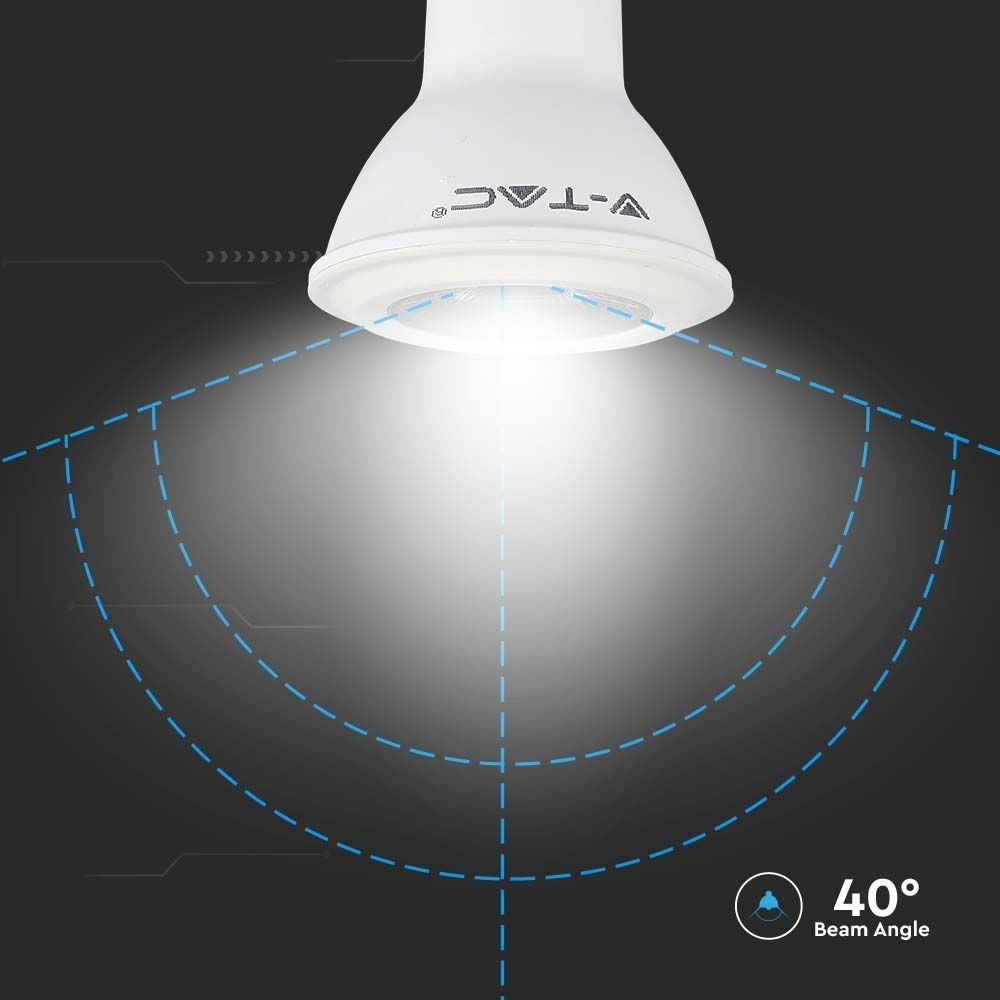 V-Tac 7W LED pære - Samsung chip, PAR20, E27, 495lm, RA80, 5 års garanti