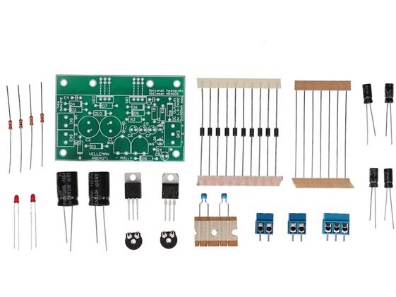 Strømforsyningsmodul - 1,2-24V / 1A (loddekit)