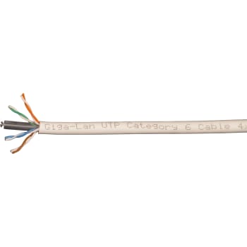 Datakabel U/UTP Kat.6 4x2xAWG24 LSZH B305 hvid, Eca