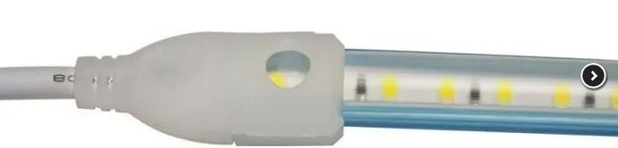 Stik til 230V LED strip (Type X) - Inkl. endeprop,