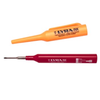 Lyra ink dybhuls pen rød