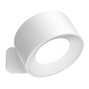Genopladelig væglampe CCT - 4,5W, Hvid, rund, 360° roterbar, inde/ude, IP54, inkl. lyskilde
