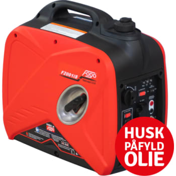 Fogo F2001IS generator/inverter 230 V, 1,8 kVA/1,8 kW, Rato