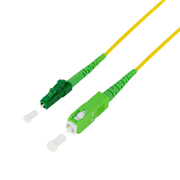 Fiberoptisk patchskabel SC/APC-LC/APC, OS2 singlemode (1m)