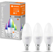 LEDVANCE SMART+ kerte 40W/RGBW mat E14 WiFi 3 pak