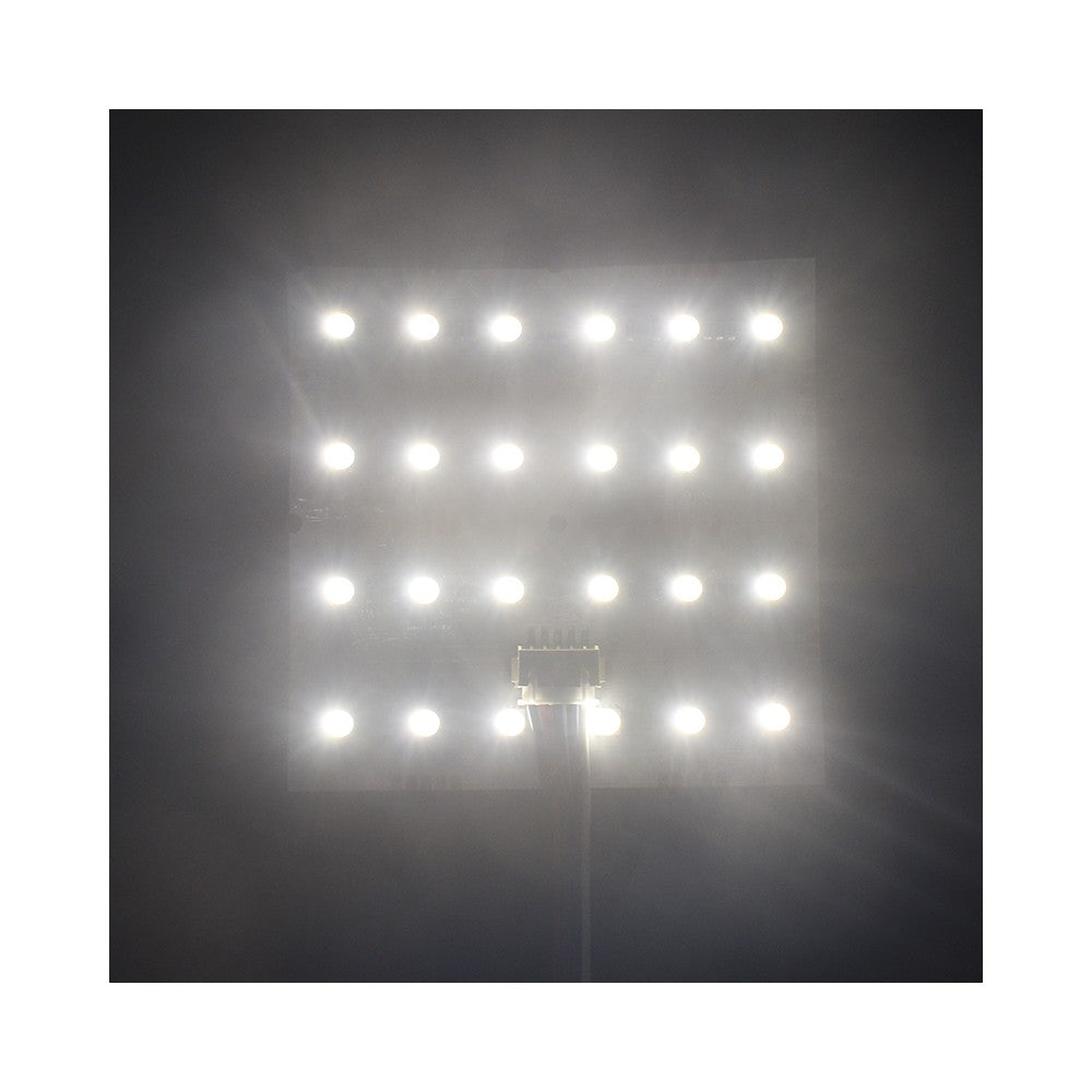 25x25 foldbar RGBW LED ark RA95, 15W - IP20, RA95, 24V - 17,5W/meter LED Strip - Input: 24V - 840lm/meter - RA94