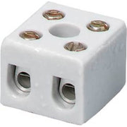 Kronemuffe porcelæn 2 polet 4 mm²