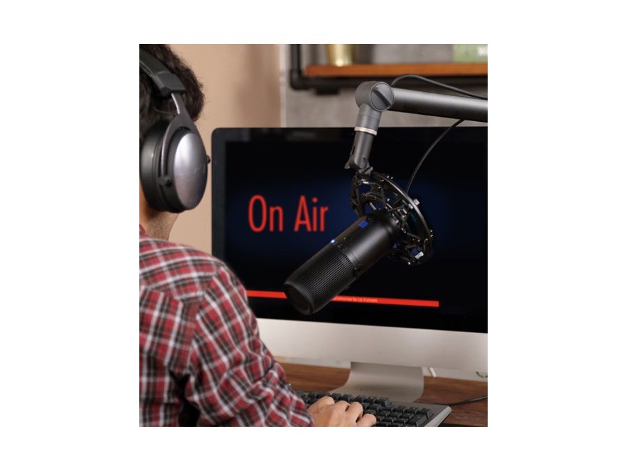 Mdrill One mikrofon - 48kHz/16bit, RGB, Sort