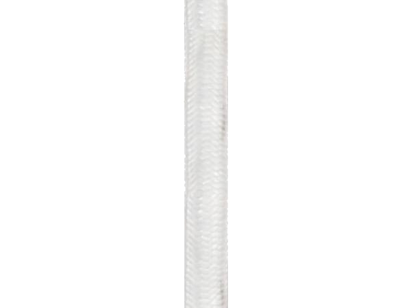 Stofledning - 2x0,75mm², HVID (metervare)